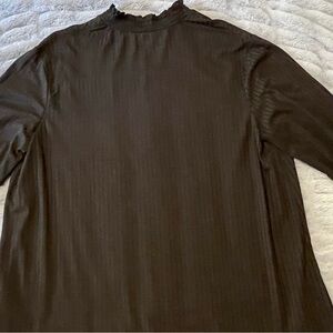 Elegant Black Long Sleeve Top